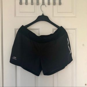 Kalenji Black Sport Shorts Quick Dry